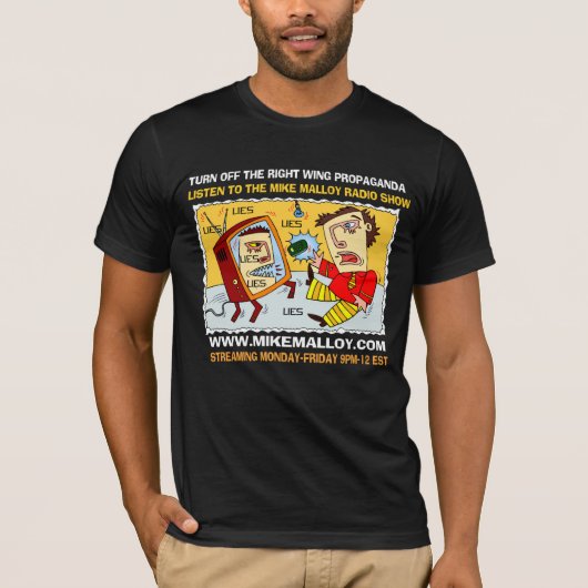 DE TV UITSCHAKELEN T-SHIRT (Voorkant)