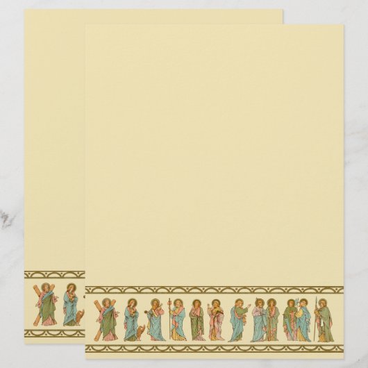 De Twaalf Apostelen (RLS 20a, Blad B) Papier (Voorkant / Achterkant)