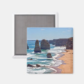 De twaalf apostelen, Victoria, Australië Magneet (Voorkant / Achterkant)
