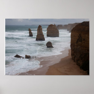 De twaalf apostelen, Victoria, Australië Poster