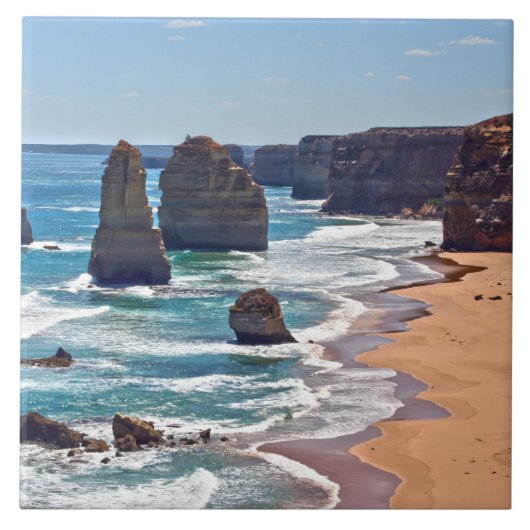 De twaalf apostelen, Victoria, Australië Tegeltje (Voorkant)