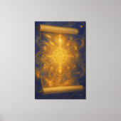 De twaalf assen van de paradox canvas afdruk (Voorkant)