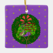 De twaalf dagen kerstvakantie-Collectie: dag één Keramisch Ornament (Voorkant)