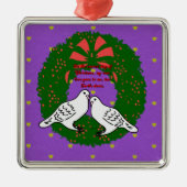 De twaalf dagen kerstvakantie-Collectie: dag twee Metalen Ornament (Voorkant)