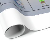 De twaalf dagen van het Poster van de kerstsong Cadeaupapier (Rol Hoek)