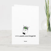 De twaalf dagen van Kerstmis Feestdagen Kaart (Achterkant)