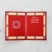 De twaalf Dagen van Kerstmis Feestdagen Kaart (Binnen)