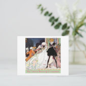 De twaalf dansende prinsessen briefkaart (Staand voorkant)