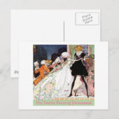 De twaalf dansende prinsessen briefkaart (Voorkant / Achterkant)