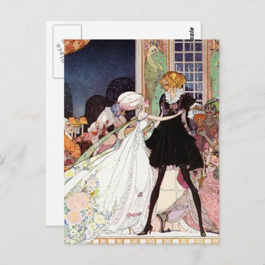De twaalf dansprinsen van Kay Nielsen Briefkaart (Voorkant / Achterkant)