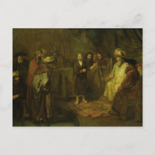 De twaalf Éénjarigen Jesus voor Briefkaart