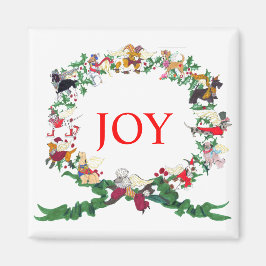 De Twaalf Honden van Kerstmis Magnet