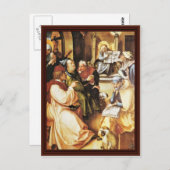 De twaalf jaar oude Jezus in de tempel Briefkaart (Voorkant / Achterkant)