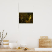 De twaalf jaar oude Jezus voor de voorkant van de Poster (Keuken)