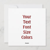 De twaalf kerstdagen feestdagenkaart (Achterkant)