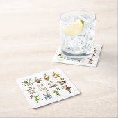 De twaalf kerstdagen kartonnen onderzetters (Insitu)