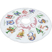 De twaalf kerstdagen kerstboom rok (Gekanteld)