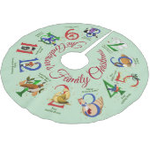 De twaalf kerstdagen kerstboom rok (Gekanteld)