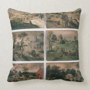 De twaalf maanden van het jaar: januari, februari kussen