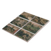 De twaalf maanden van het jaar: januari, februari tegeltje (Zijkant)