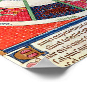 De twaalf signalen van de Zodiac en de Zon Poster (Hoek)