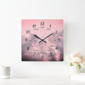 De twaalfmasten van Jezus Square Wall klok (Huis)