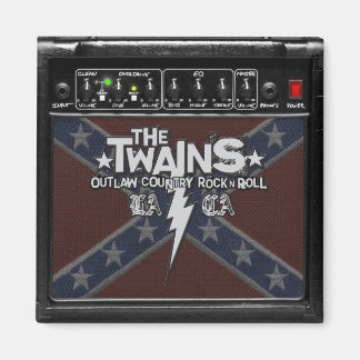 De TWAINS Dixie Amp Magnet! Magneet