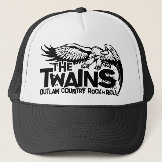 De TWAINS Screamin' Eagle Trucker Hat. Pet (Voorkant)