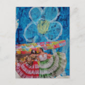 De Twee Dansende Vrouwen Collage Briefkaart (Voorkant)