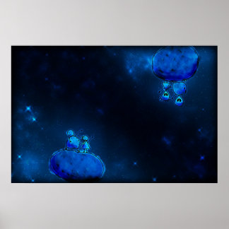 De twee en de vreemdelingen poster