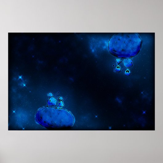 De twee en de vreemdelingen poster (Voorkant)