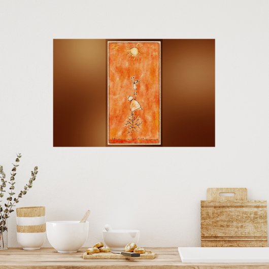 De twee en de zon poster (Keuken)