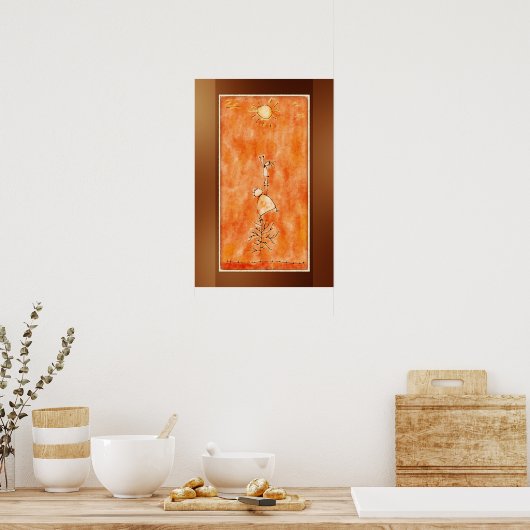 De twee en de zon poster (Keuken)