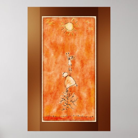 De twee en de zon poster (Voorkant)