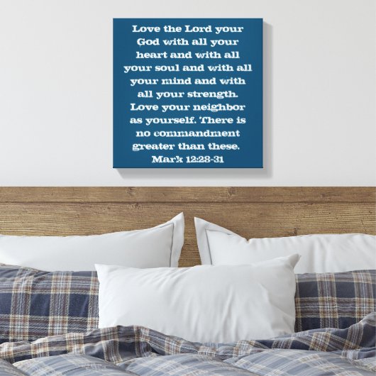 De twee grootste geboden canvas afdruk (Insitu (Slaapkamer))