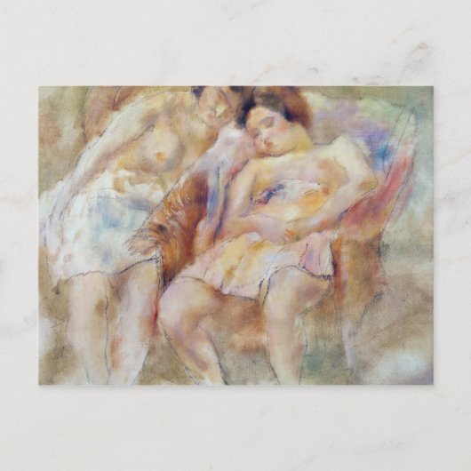 De twee hoezen briefkaart (Voorkant)