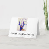 De twee kanten van me feestdagen kaart (Achterkant)