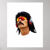 De twee keer dat Dr. Disrespect Poster (Voorkant)