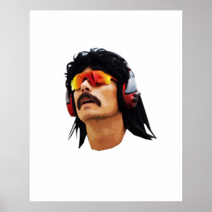 De twee keer dat Dr. Disrespect Poster