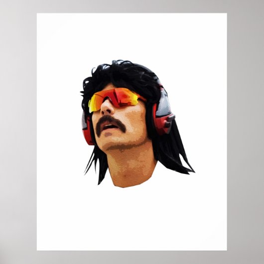 De twee keer dat Dr. Disrespect Poster (Voorkant)