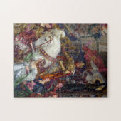 De twee kronen, 1900 door Frank Dicksee Legpuzzel (Horizontaal)