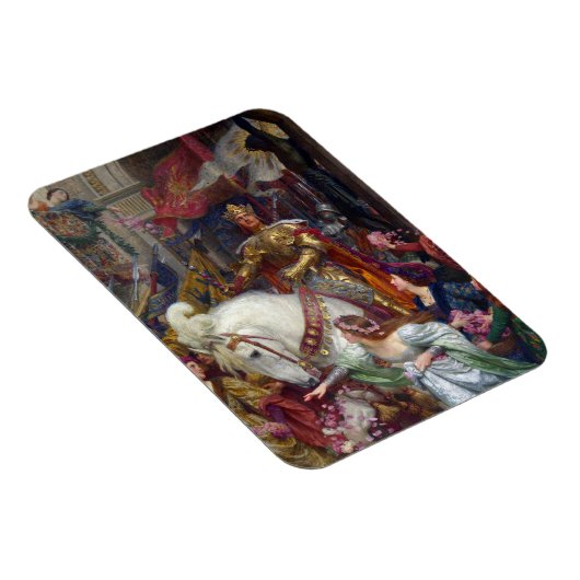 De twee kronen, 1900 door Frank Dicksee Magneet (Rechterzijde)