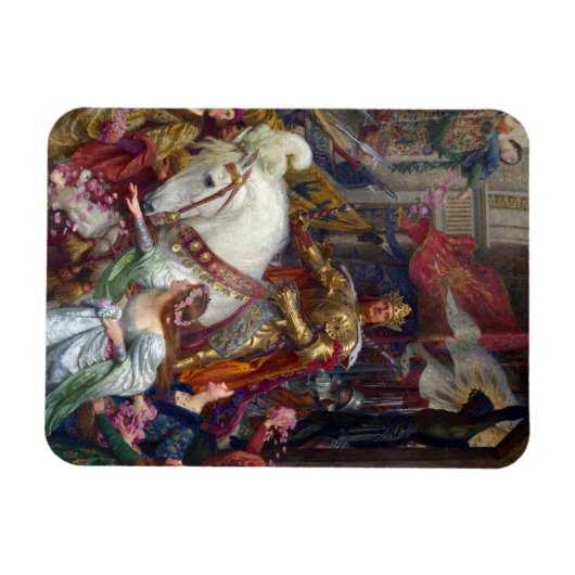 De twee kronen, 1900 door Frank Dicksee Magneet (Horizontaal)