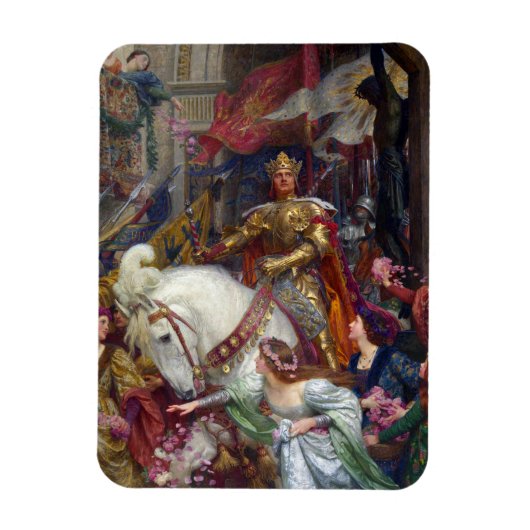 De twee kronen, 1900 door Frank Dicksee Magneet (Verticaal)