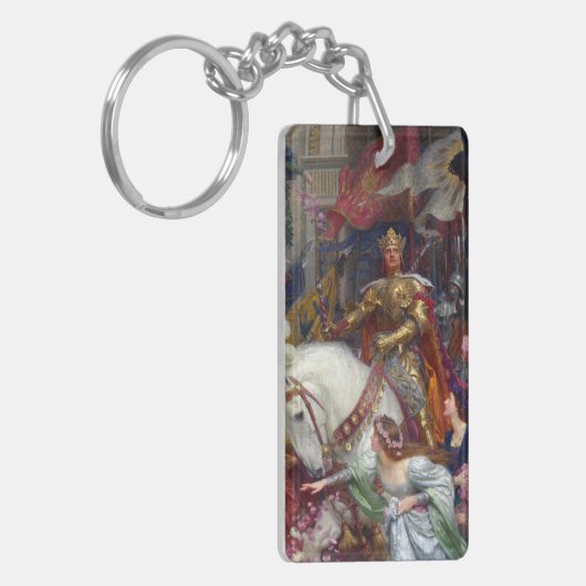 De twee kronen, 1900 door Frank Dicksee Sleutelhanger (Voorkant Links)