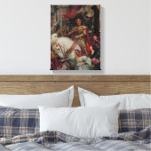 De twee kronen canvas afdruk (Insitu (Slaapkamer))