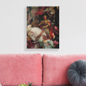 De twee kronen canvas afdruk (Insitu (Woonkamer))