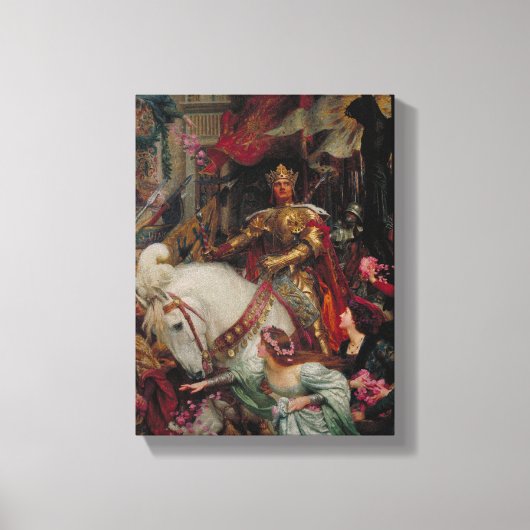 De twee kronen canvas afdruk (Voorkant)