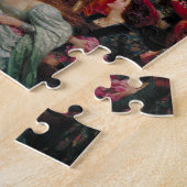 De twee kronen door Sir Frank Bernard Dicksee Legpuzzel (Zijkant)