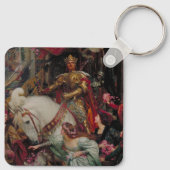 De twee kronen door Sir Frank Bernard Dicksee Sleutelhanger (Achterkant)